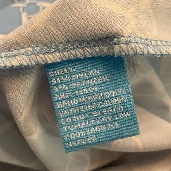 J. Mclaughlin Printed Ivana Dress Catalina Cloth Baby Blue Faux Wrap XS - Picture 5 of 8